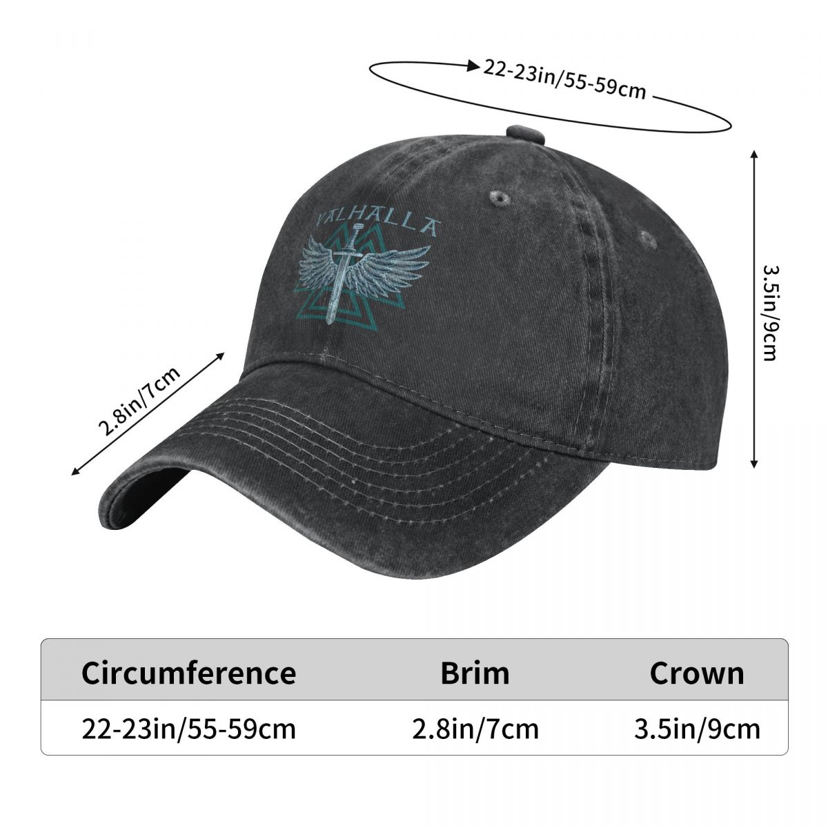 워싱 남성 야구 모자, 노르스 레전드 발할라 클래식 트 - Golf Cap Dad 리뷰 및 가격