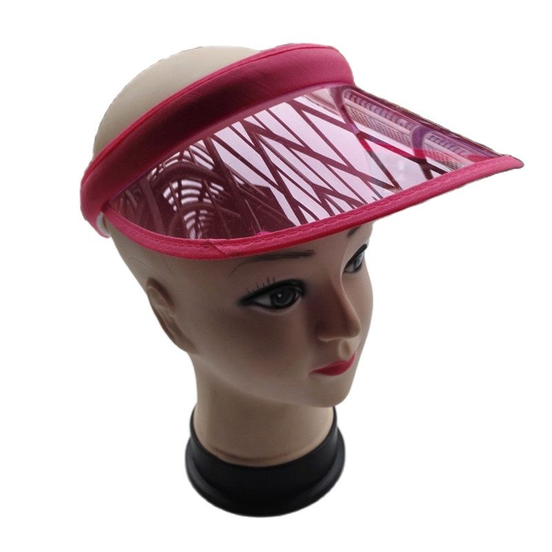 여성을 위한 새로운 간단한 투명 PVC 플라스틱 선 바 - Baseball Cap Structured 리뷰 및 가격