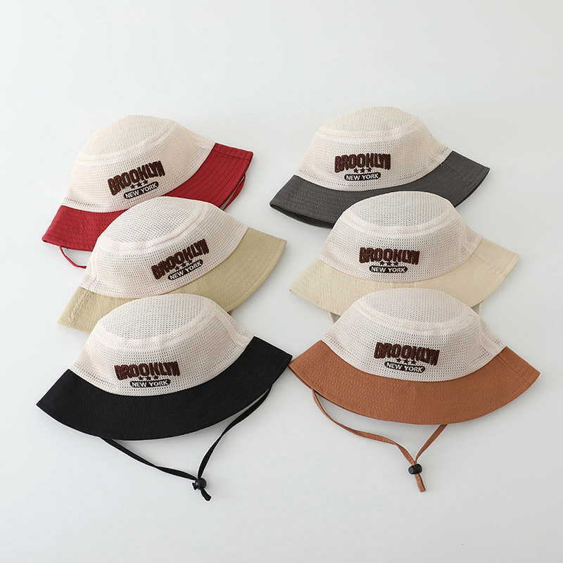 자수 레터링 아기 햇빛 가리개 모자 여름 메쉬 통기성  - Bucket Hat Cotton 리뷰 및 가격