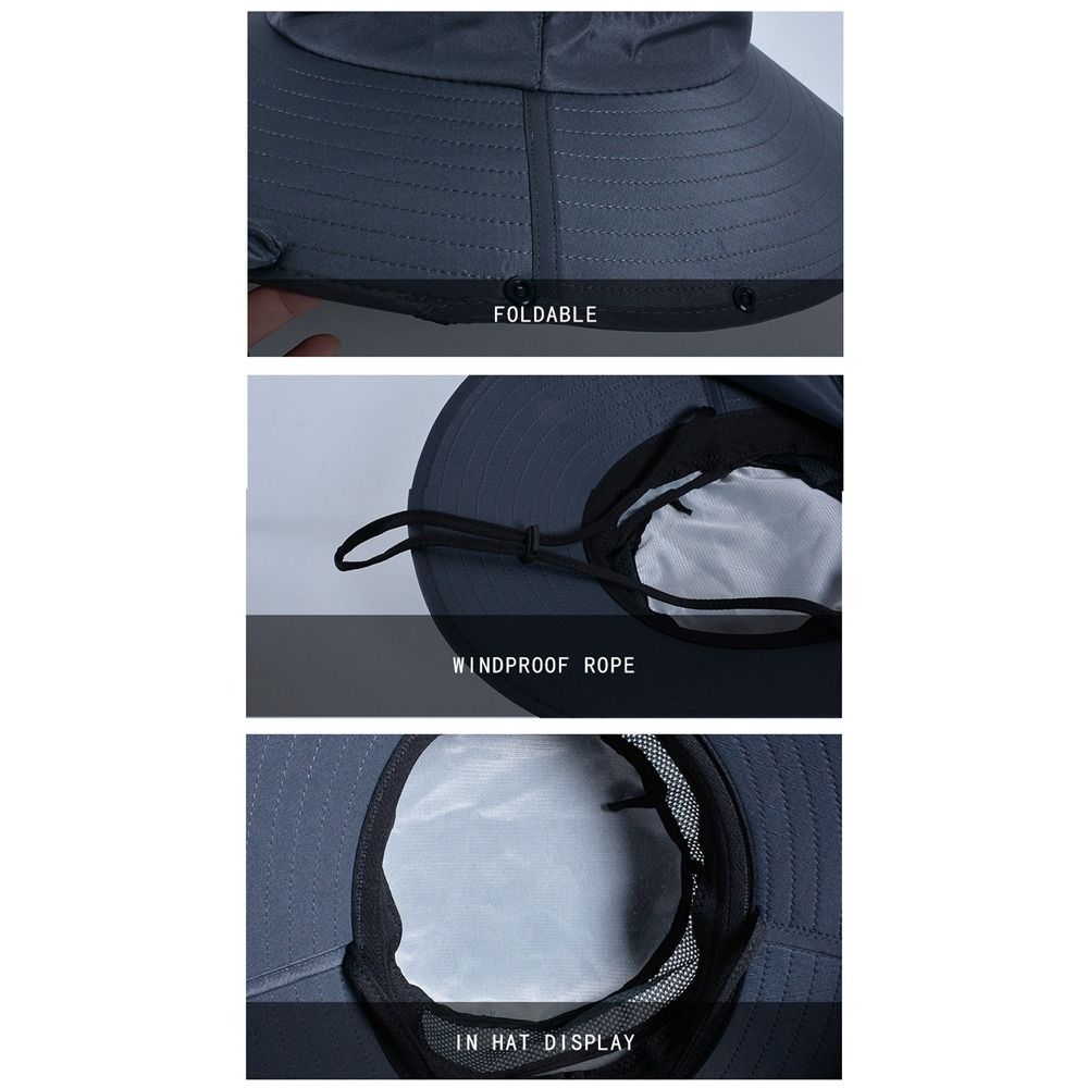 패션 의류 남성용 햇빛 가리개 모자 큰 챙 탈부착 가능 - Bucket Hat Cotton 리뷰 및 가격