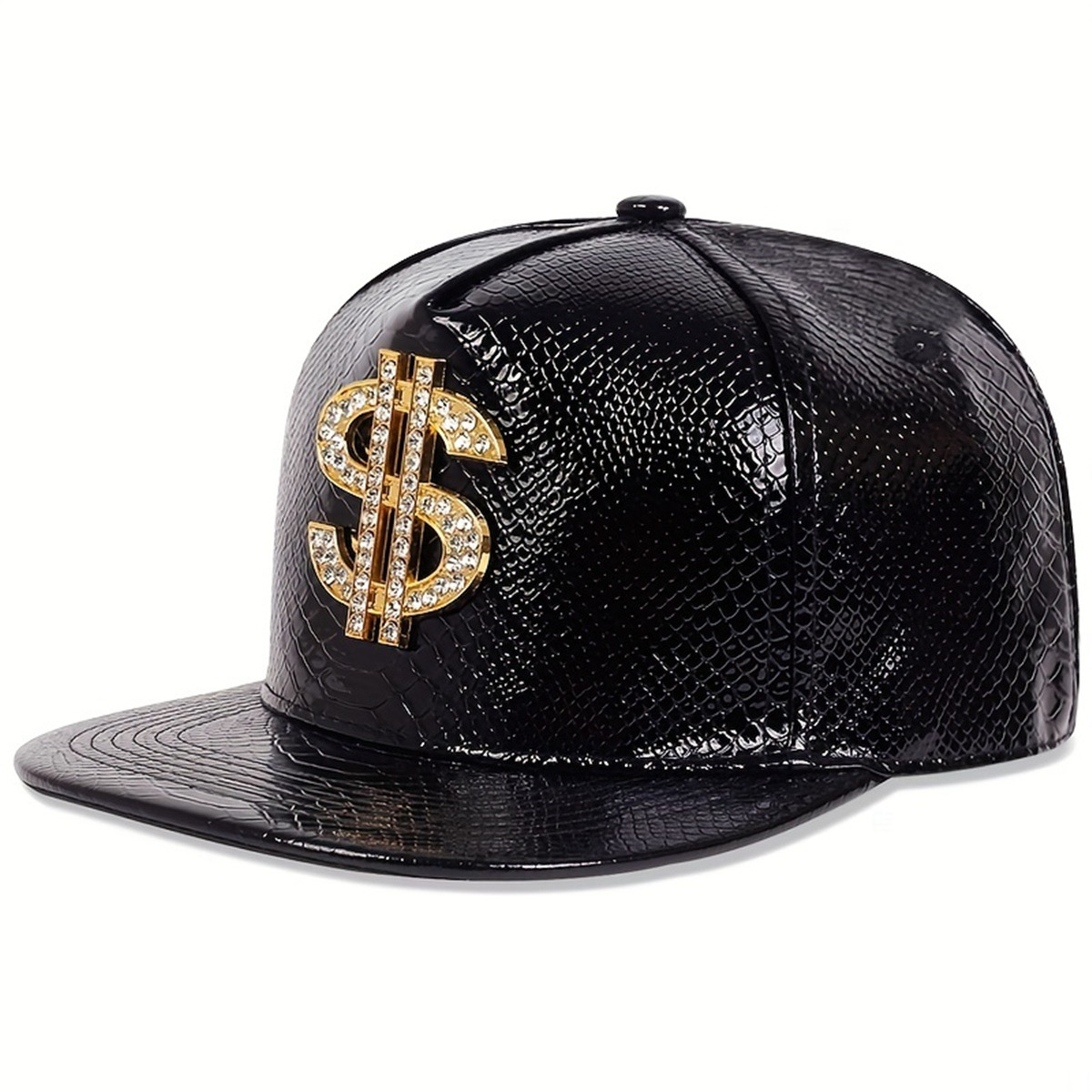 가죽 메탈릭 달러 기호 야구 모자 남성 여성 조절 가능 - Baseball Cap Structured 리뷰 및 가격