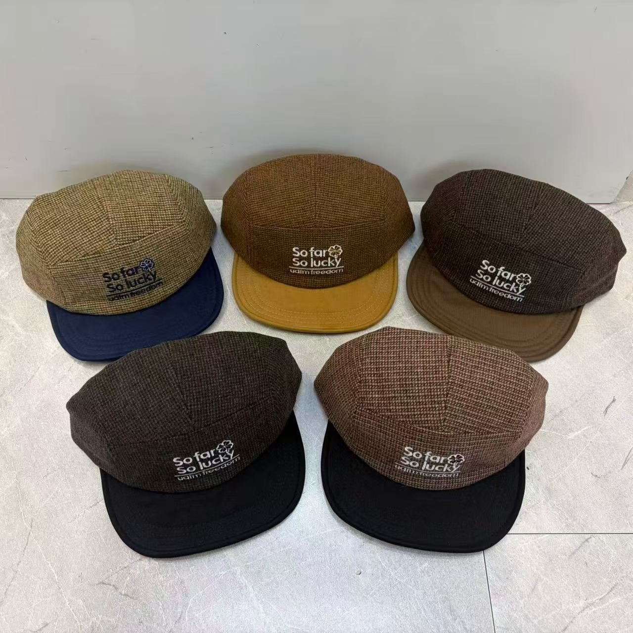 가을 겨울 야구 모자 레터 자수 트위드 코듀로이 챙 모 - Corduroy Cap 5 Panel 리뷰 및 가격
